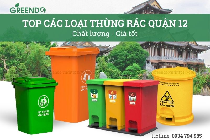 Thùng rác quận 12