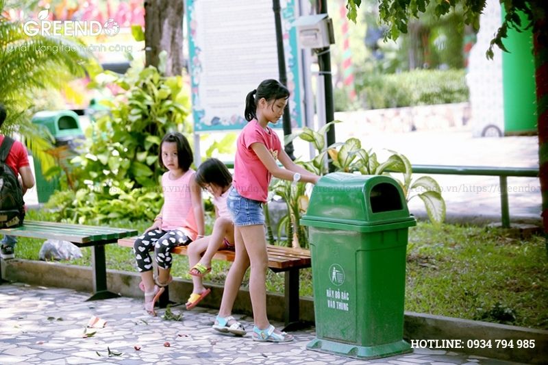 bỏ rác đúng nơi quy định