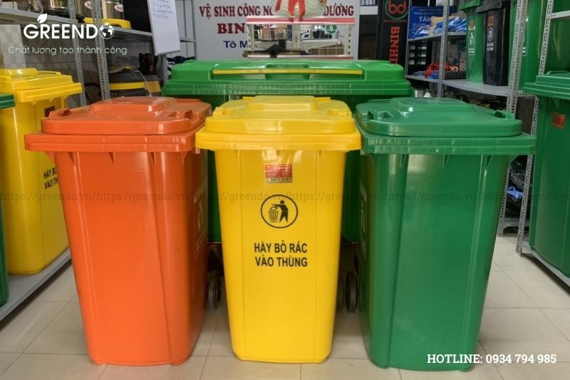 thùng rác nhựa quận bình chánh