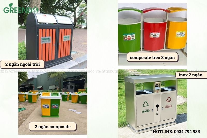 thùng rác bình định