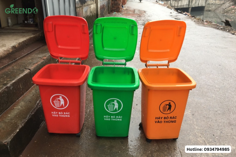 Thùng rác ở Bình Thuận