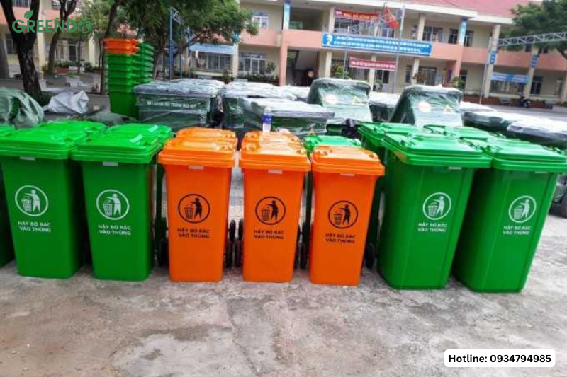 Thùng rác ở Bình Thuận