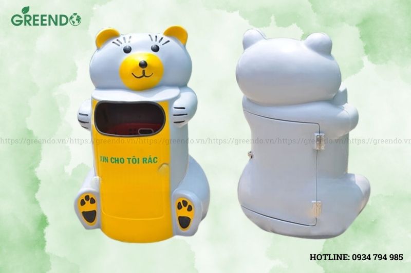 Thùng rác hình con chuột