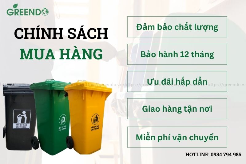 thùng rác 120 lít composite