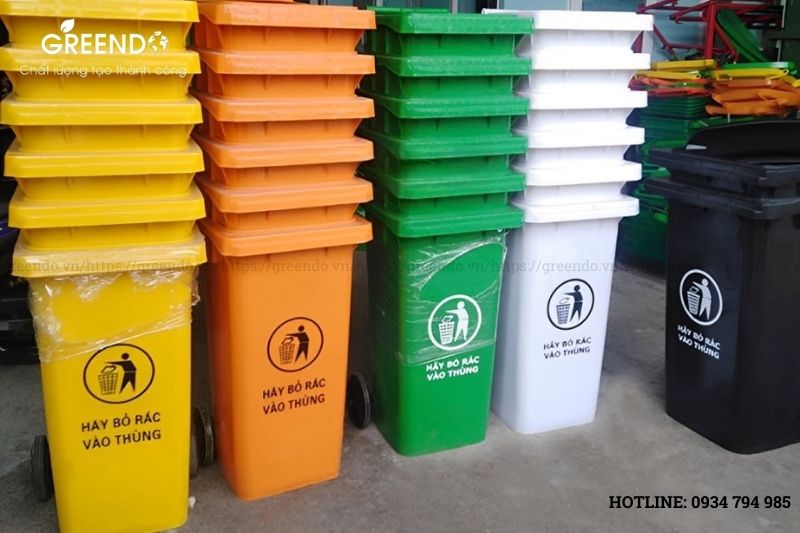Thùng đựng rác nhựa 120l