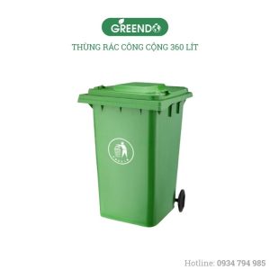 Thùng rác công cộng 360 lít