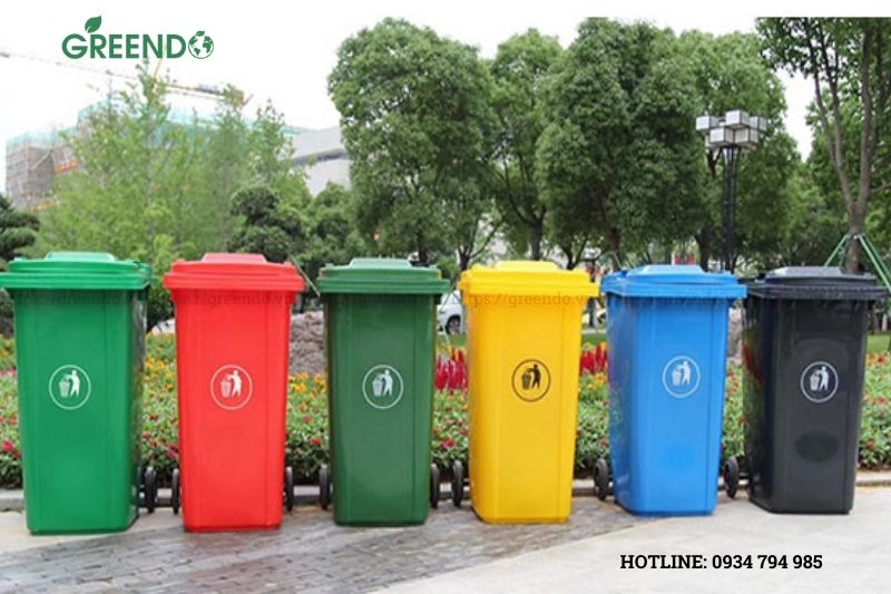 thùng rác huyện nhà bè