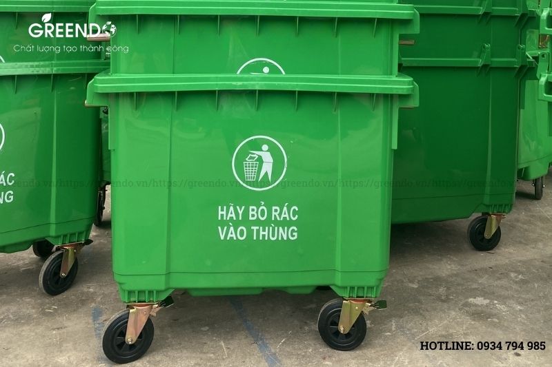 thùng rác nhựa huyện nhà bè