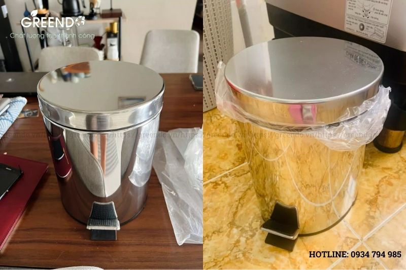 thùng rác huyện nhà bè inox