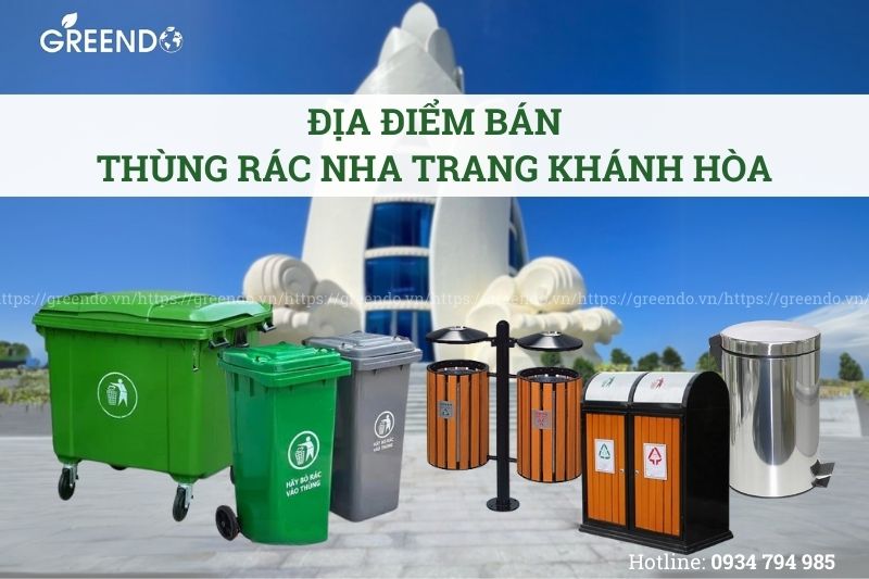 Thùng rác Nha Trang Khánh Hòa