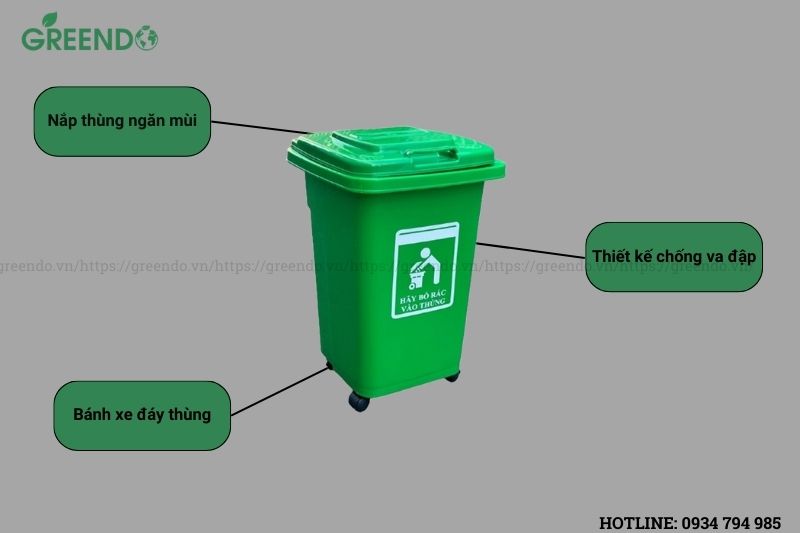 thùng rác nhựa 30l