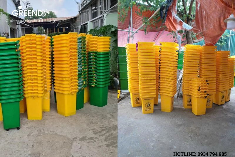 giá thùng rác nhựa 30 lít