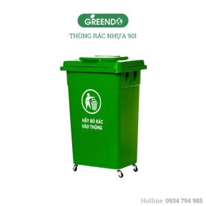 Thùng rác nhựa 90 lít