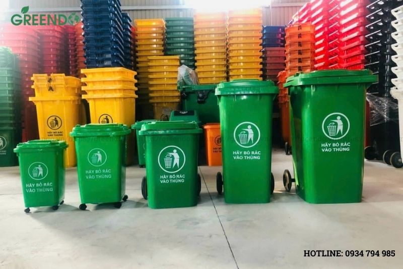 thùng rác nhựa hdpe