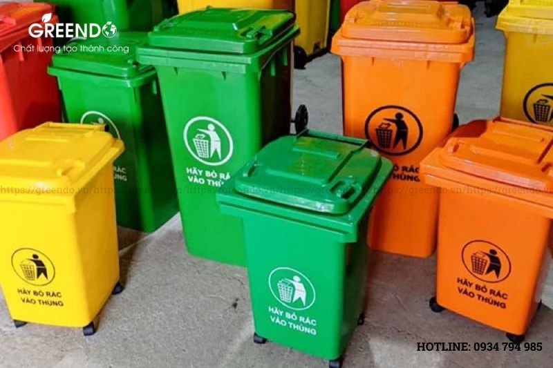 thùng đựng rác nhựa hdpe