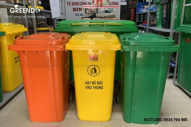 thùng rác nhựa hdpe 240l