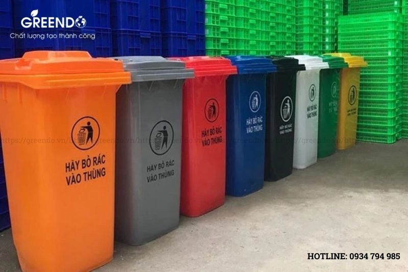 thùng đựng rác nhựa hdpe