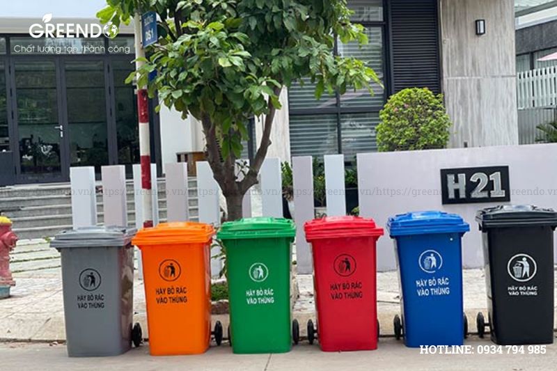 thùng rác nhựa quận 4