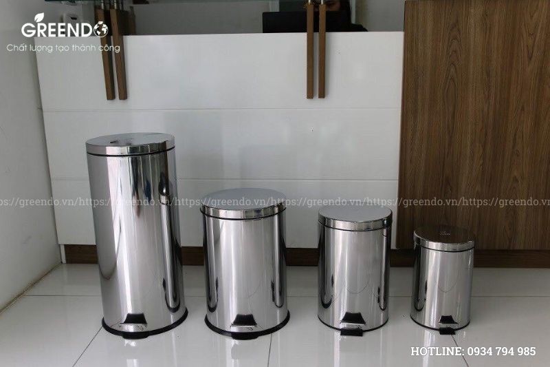 thùng rác inox ninh thuận