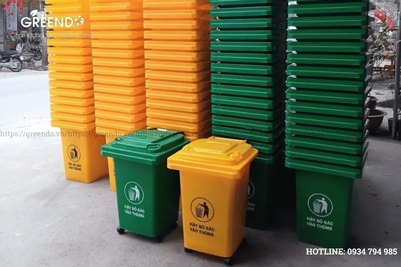 thùng rác nhựa quận 10