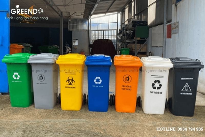 thùng đựng rác quận 10