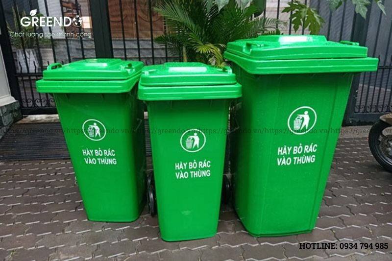 thùng rác nhựa quận 12
