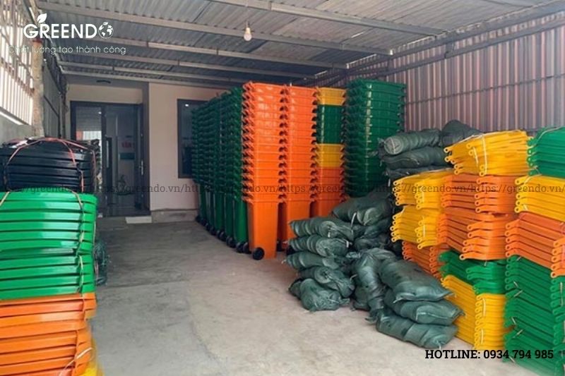 thùng rác tại quận 12