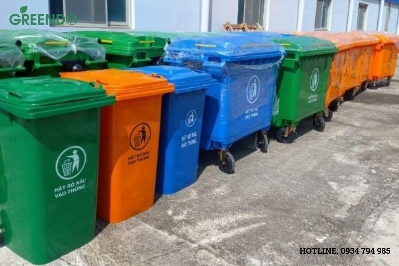 thùng rác nhựa quận 8