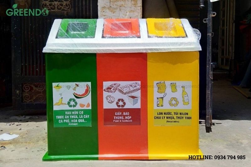 thùng rác tại quận 8