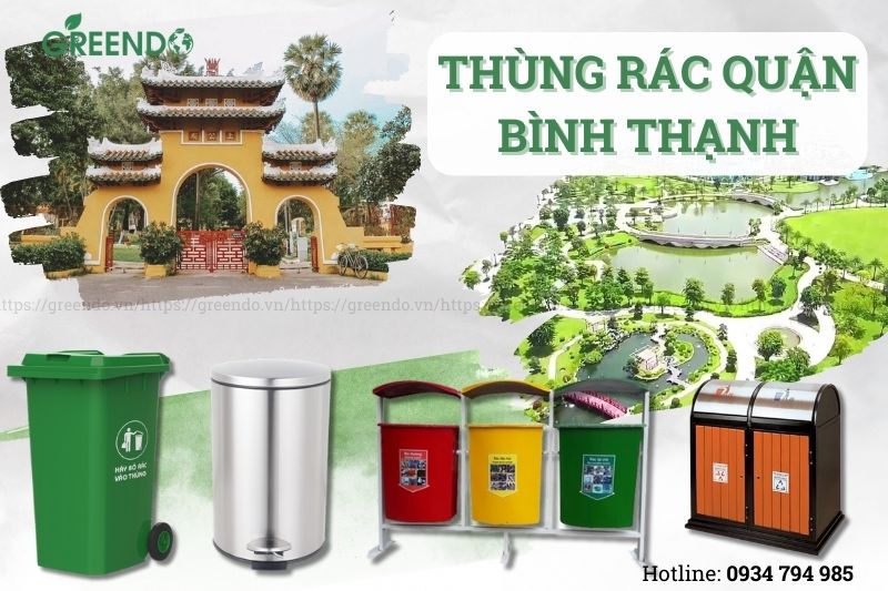 Thùng rác quận Bình Thạnh