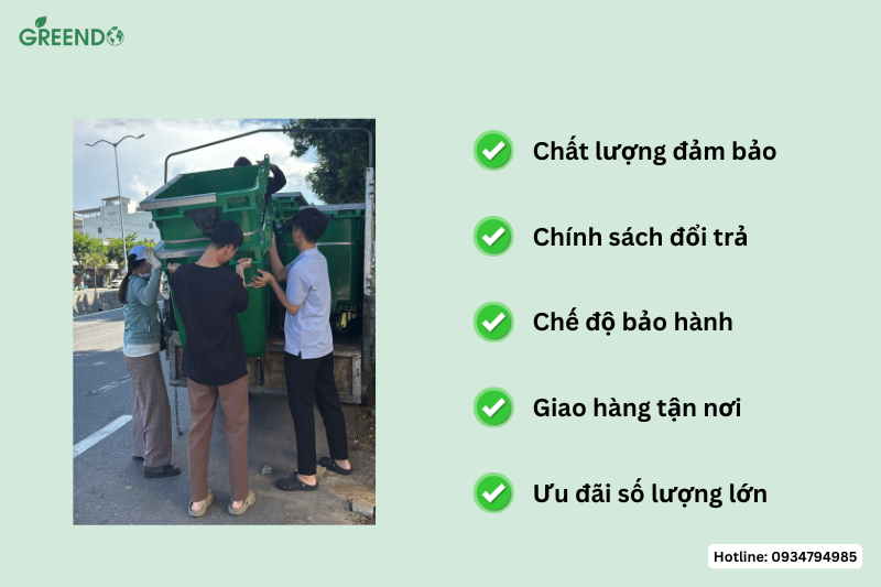 Thùng rác Vĩnh Phúc