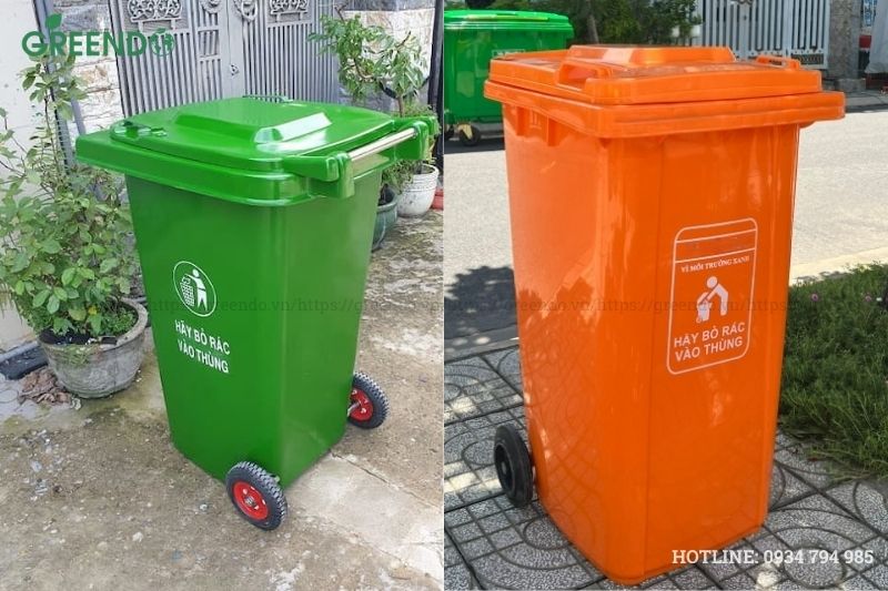 thùng rác y tế 120L
