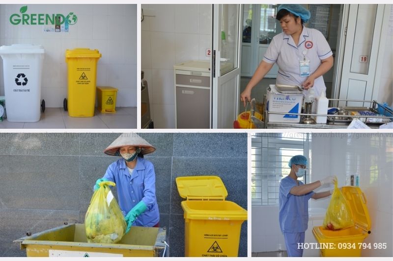 thùng rác y tế 120 lít