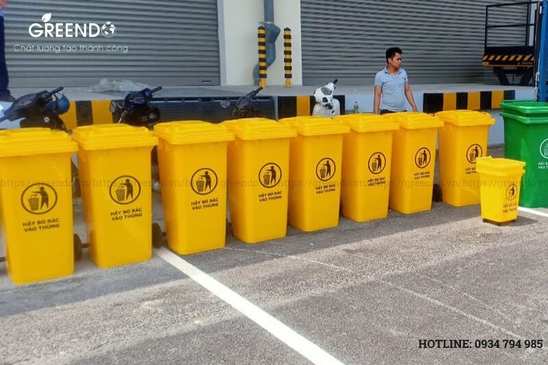 thùng rác y tế 120 lít