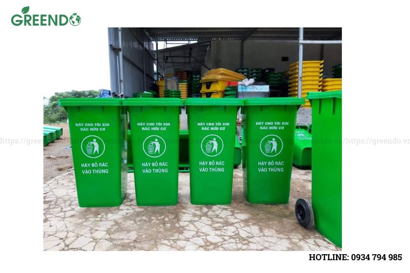 thùng rác y tế 120 lít
