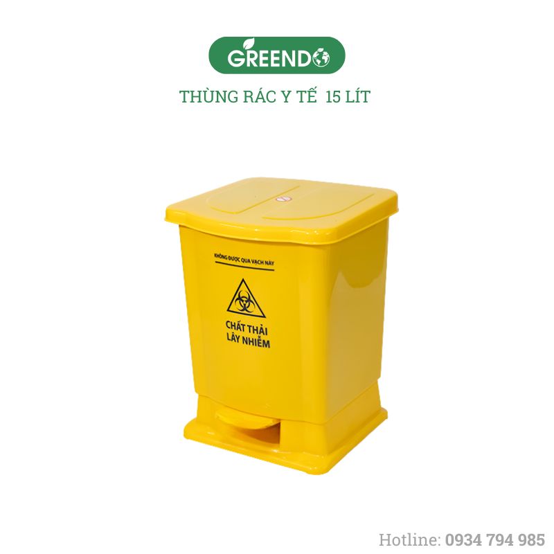 Thùng rác y tế 15 lít