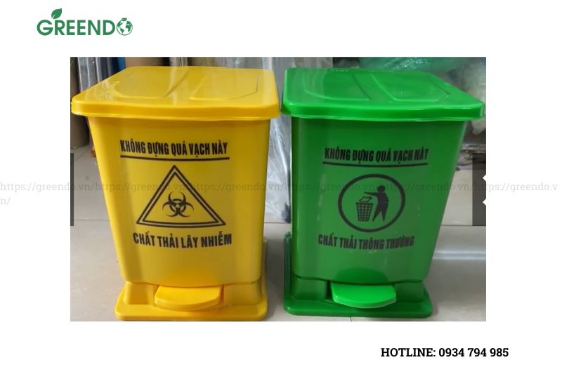 thùng rác y tế 20l