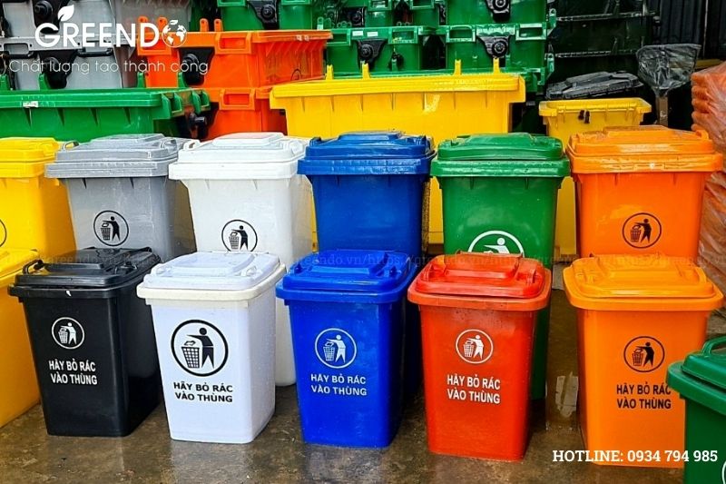 thùng chứa rác y tế 60 lít