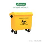 Thùng rác y tế 660 lít