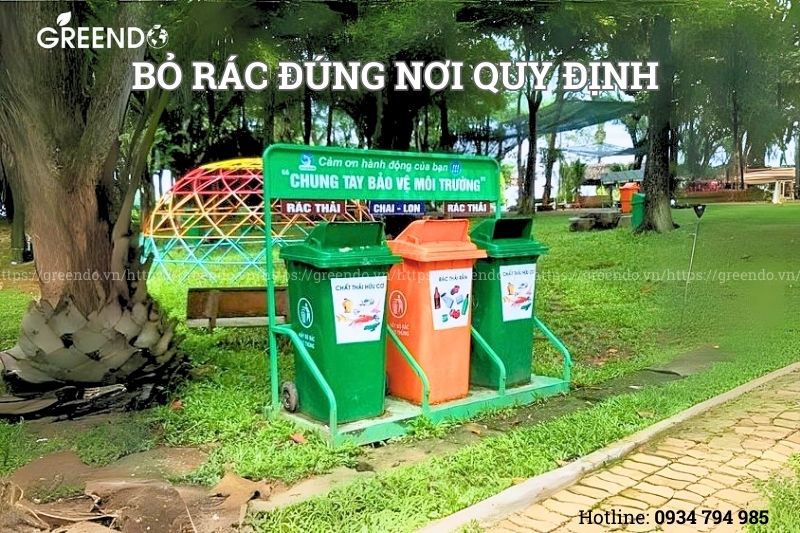 Bỏ rác đúng nơi quy định
