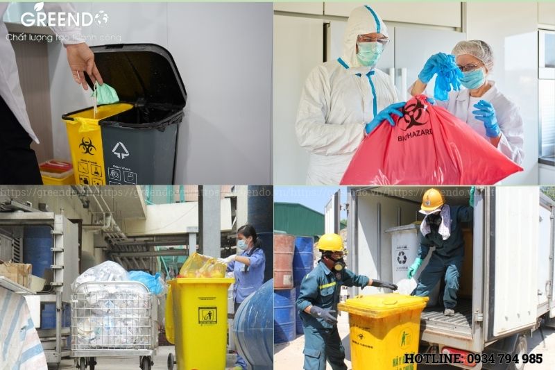 phân loại các loại rác thải y tế