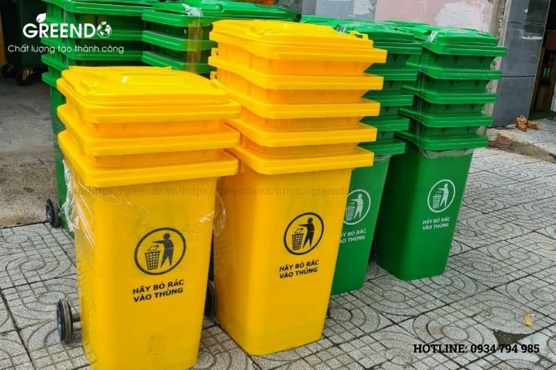 Thùng đựng rác thải Cao Bằng