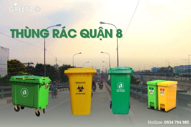 Thùng rác quận 8
