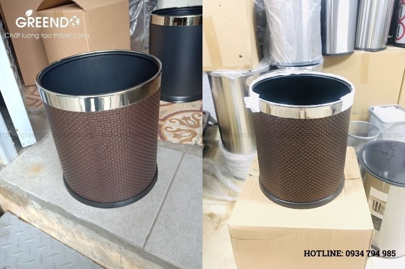 thùng đựng rác inox văn phòng