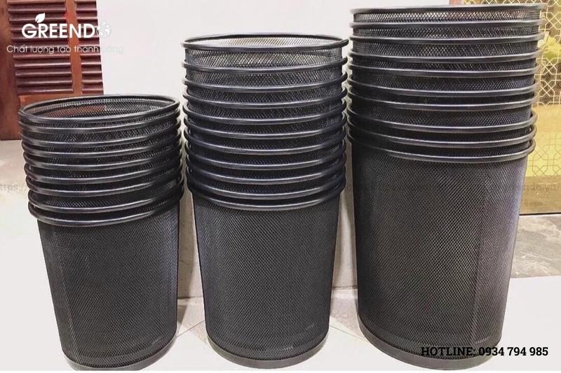 thùng đựng rác inox văn phòng