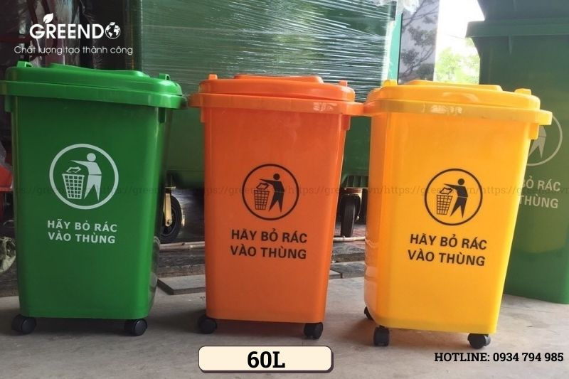 Thùng rác tại Đồng Tháp