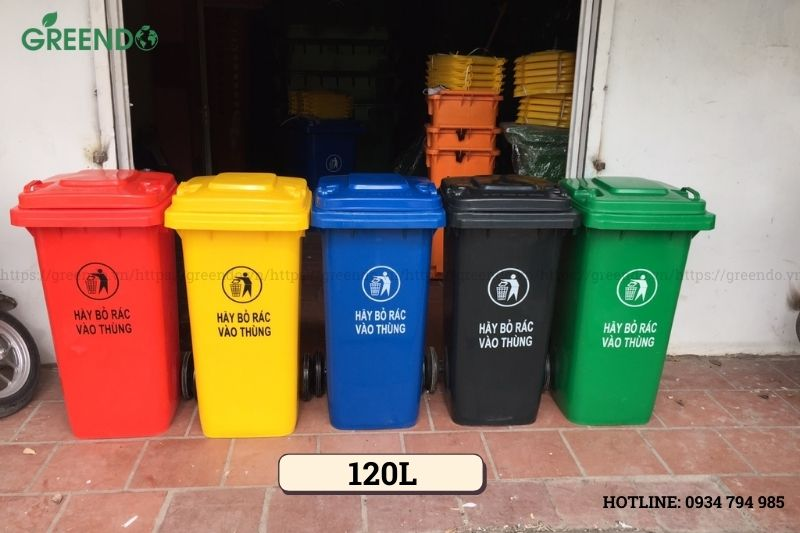 Thùng rác tại Đồng Tháp