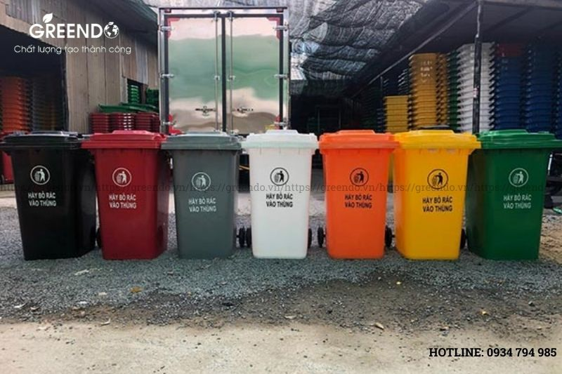 Thùng rác tại Đồng Tháp