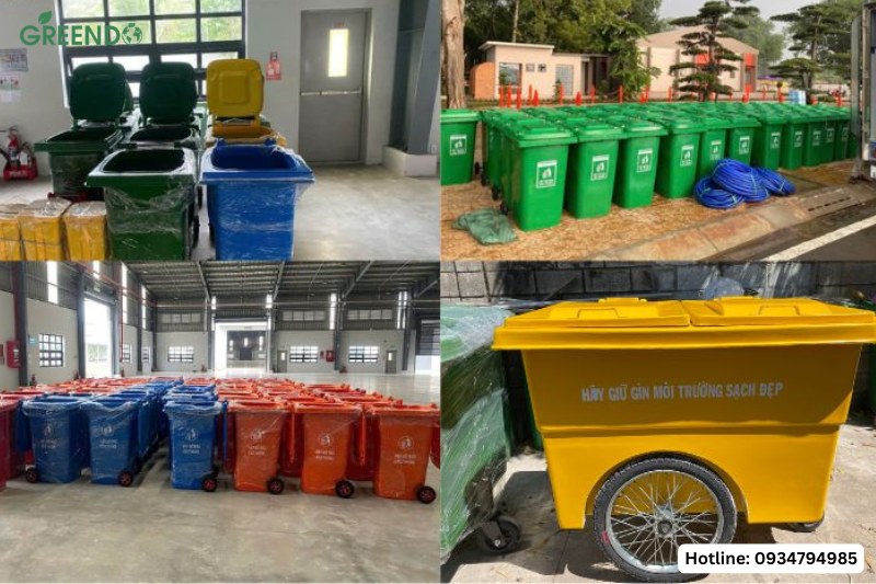Thùng rác ở Đồng Tháp