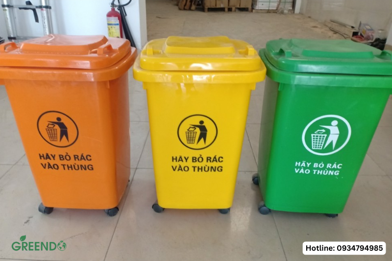 Thùng rác tại Kon Tum